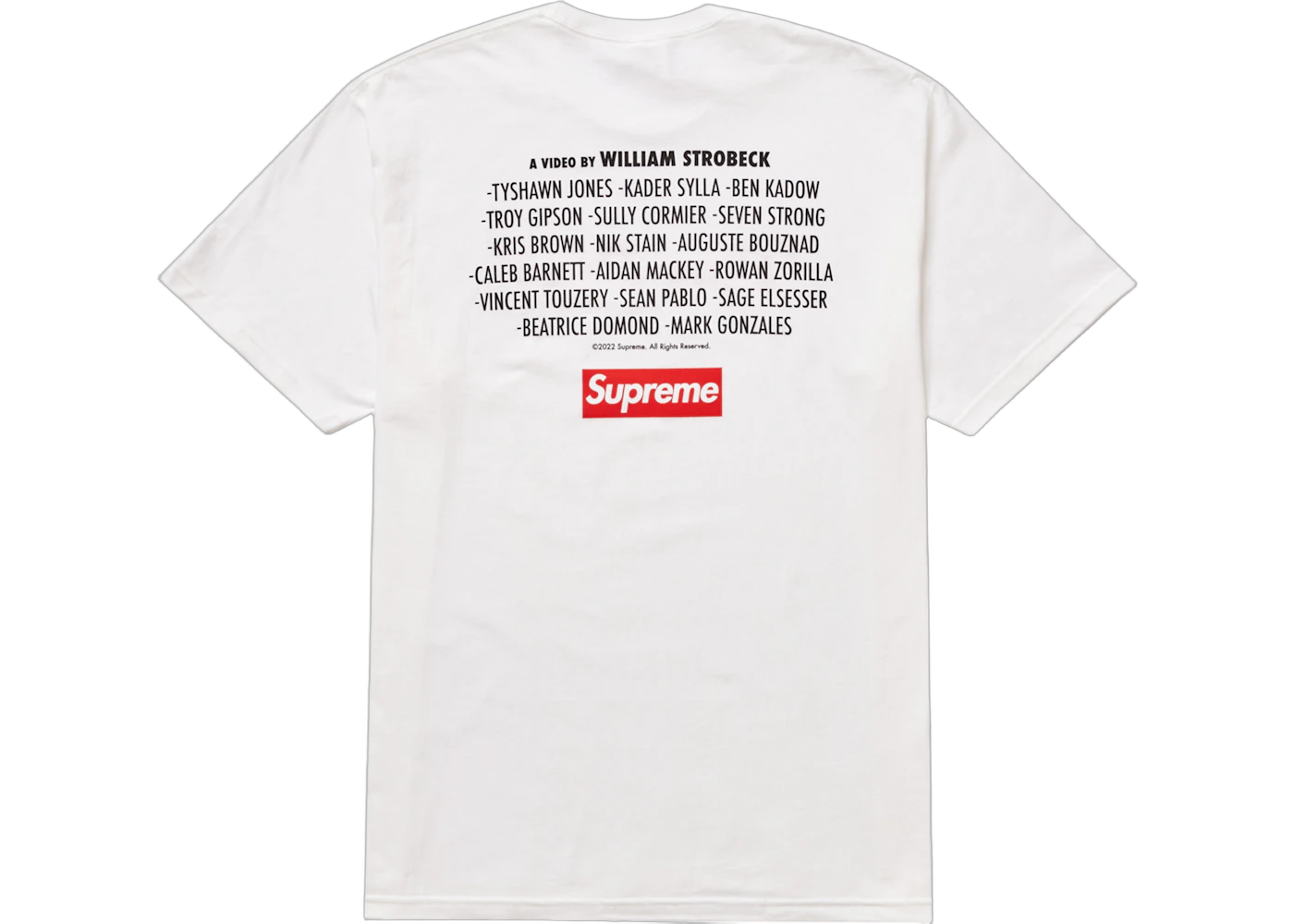 Supreme “Play Dead” Tee White