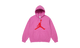 Supreme x Air Jordan Zip Up Hooded Sweatshirt Pink