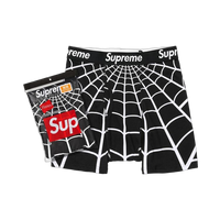 Supreme x Hanes Spider-Man Boxer Briefs (2 Pack) Black