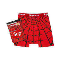 Supreme x Hanes Spider-Man Boxer Briefs (2 Pack) Red