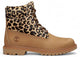 Timberland 6" Premium Boot Leopard Print Beige Nubuck