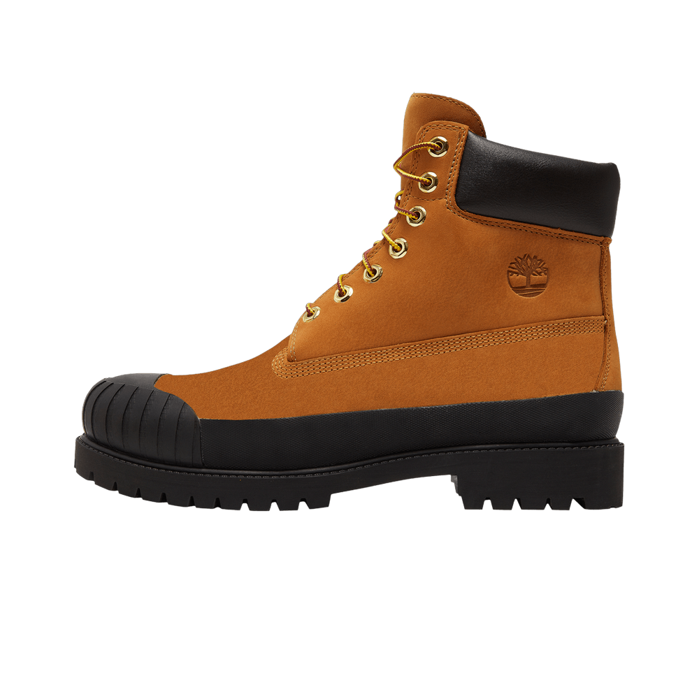 Timberland 6" Premium Boot Rubber Toe Wheat Black