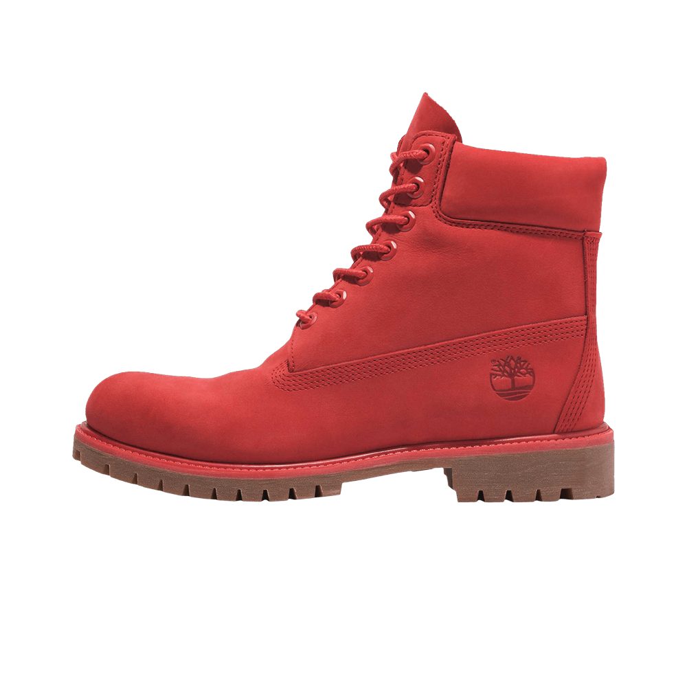 Timberland 6" Premium Waterproof Boot 50th Anniversary Medium Red Nubuck