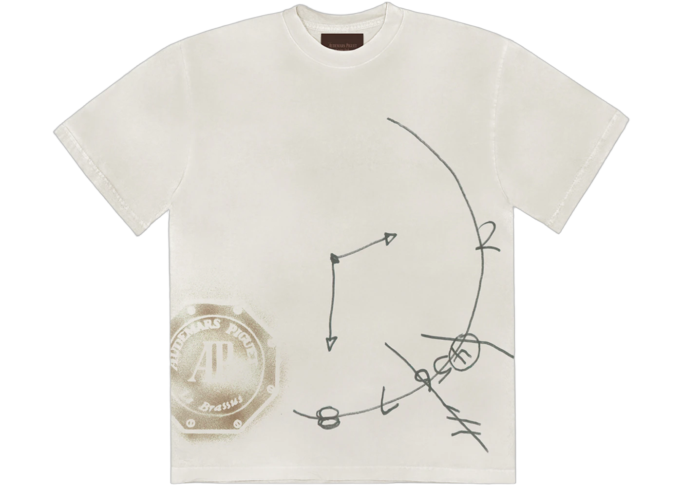 Travis Scott CJ x Audemars Piguet Time Zones Tee White - Sneak