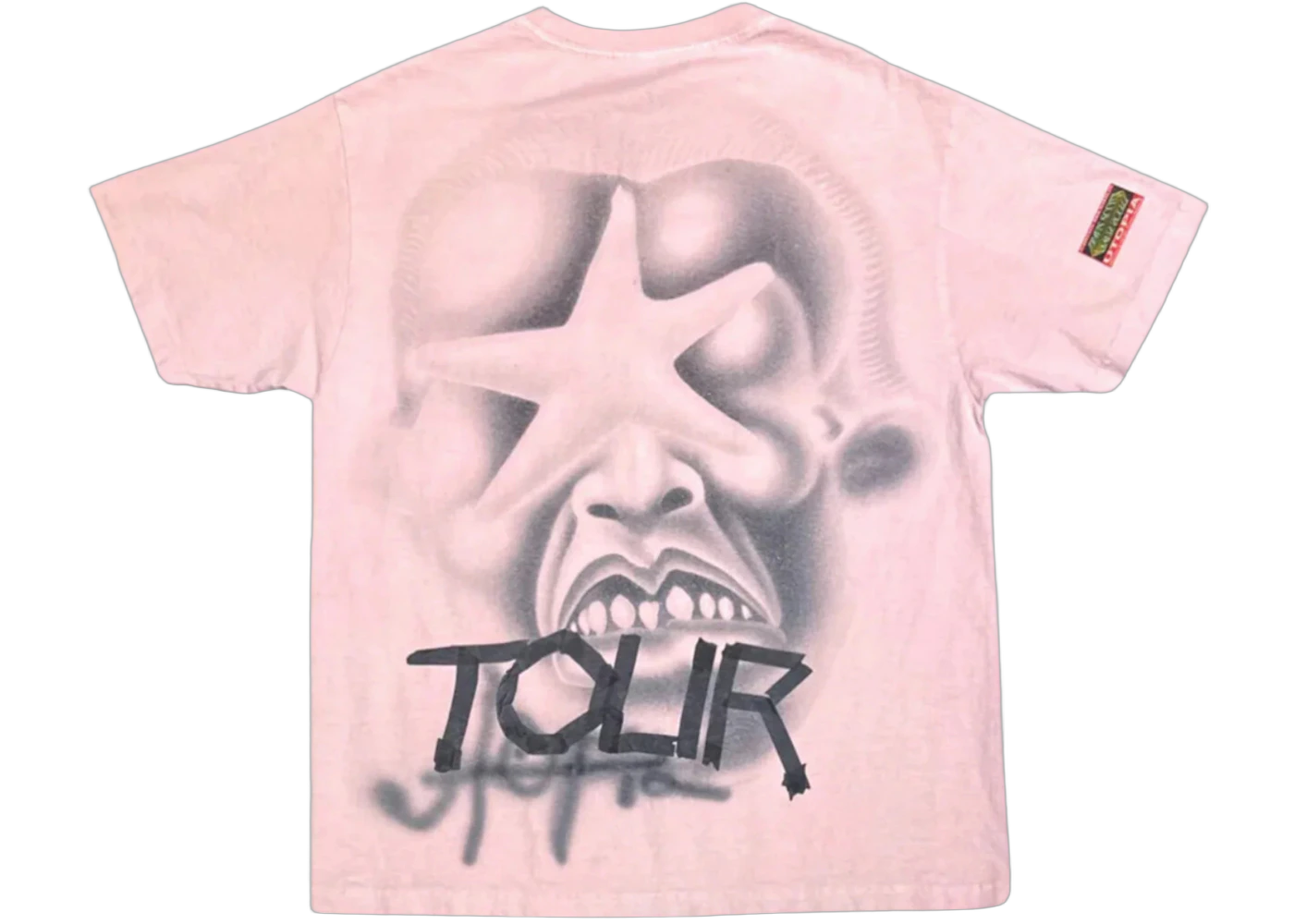 Travis Scott Utopia Circus Maximus Pink Star T-Shirt Pink