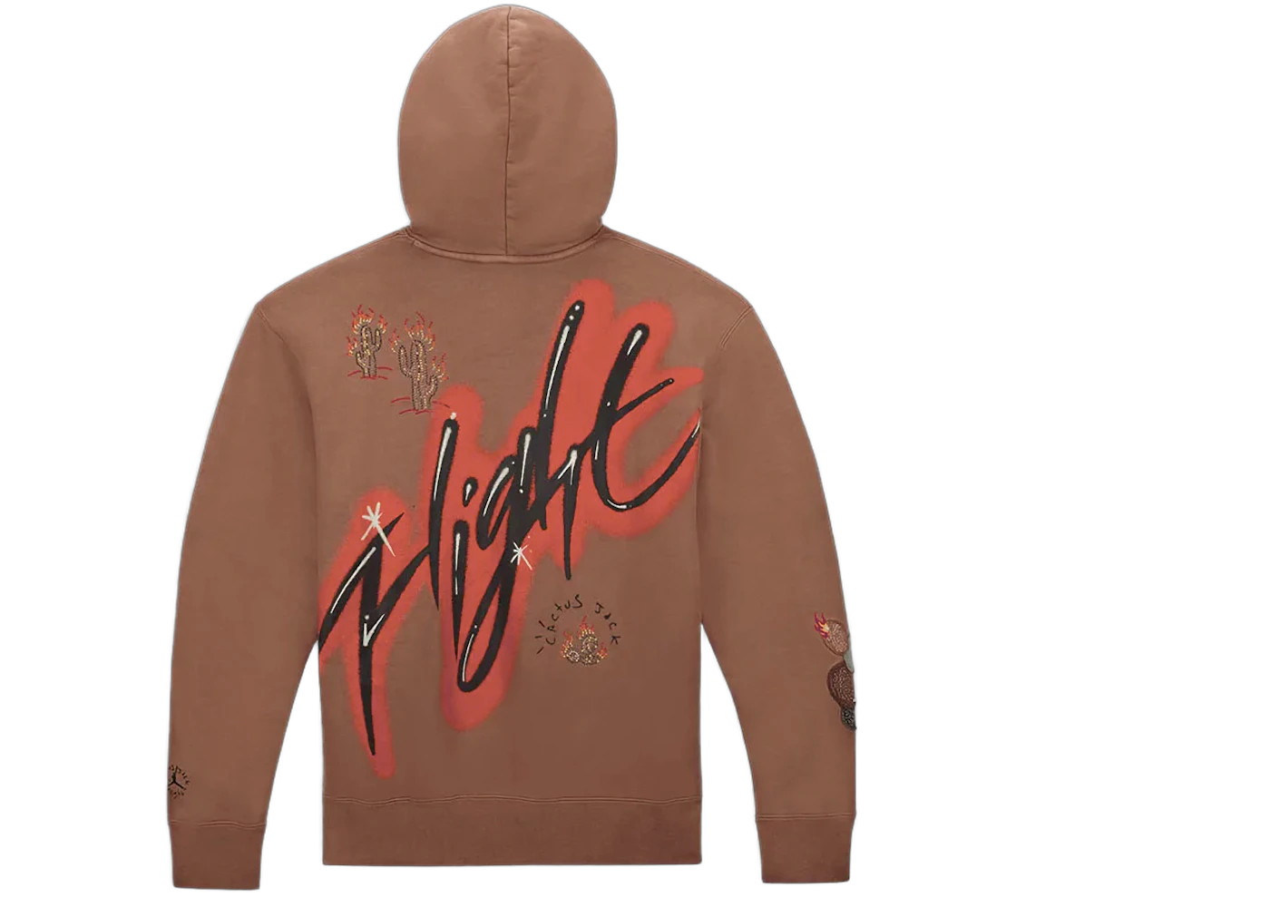 Travis Scott x Air Jordan Flight Graphic Hoodie Archaeo Brown