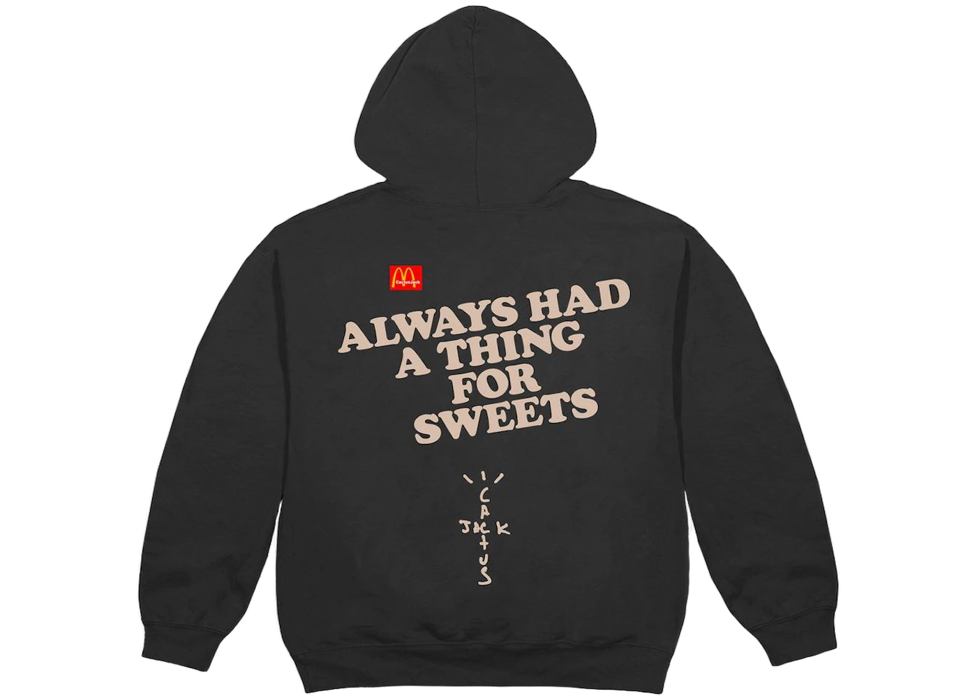 Travis Scott x McDonald's Apple Pie Hoodie Washed Black - Sneak
