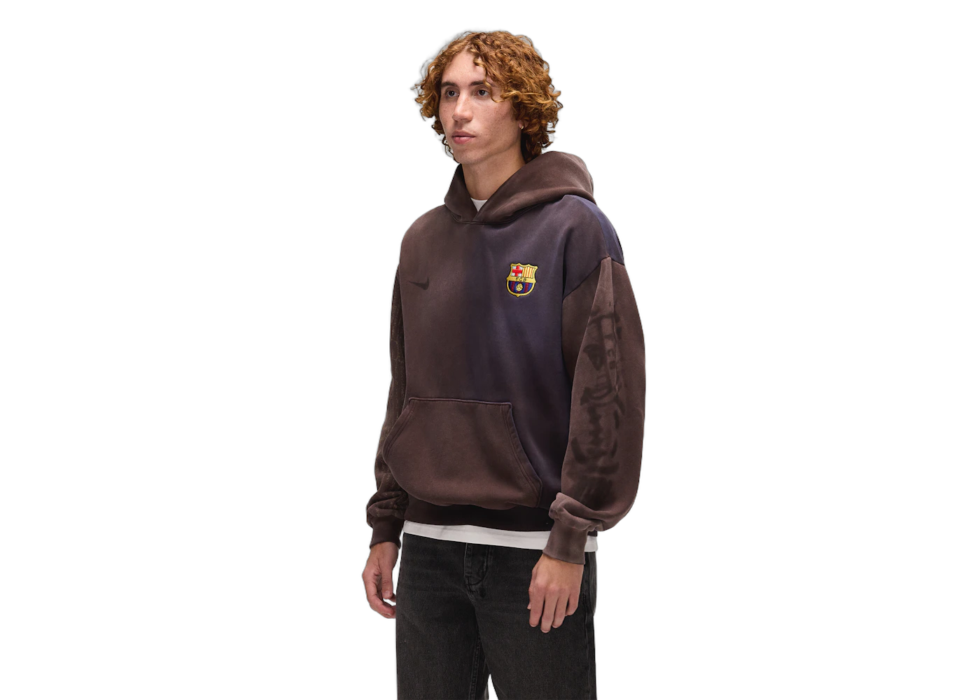 Travis Scott x Nike x FC Barcelona Split-Dye Crest Hoodie Multicolor - Sneak