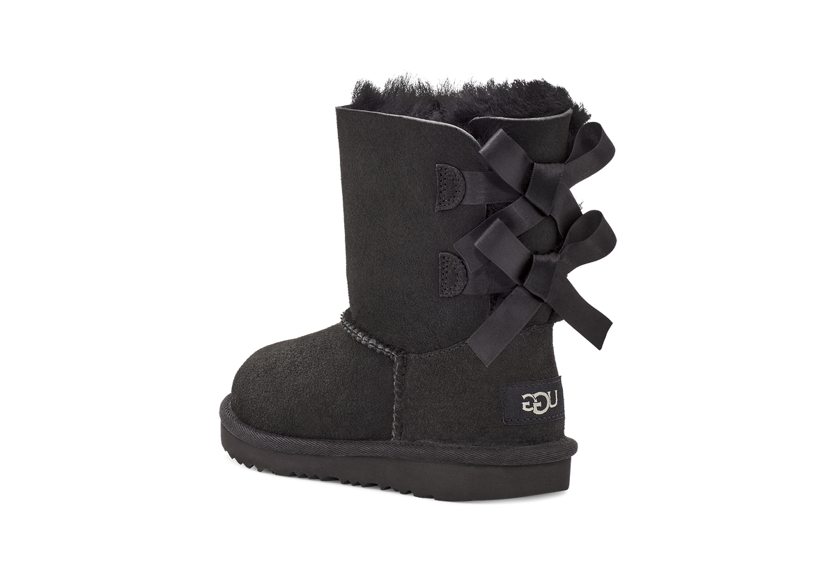 UGG Bailey Bow II Boot Black (Kids)
