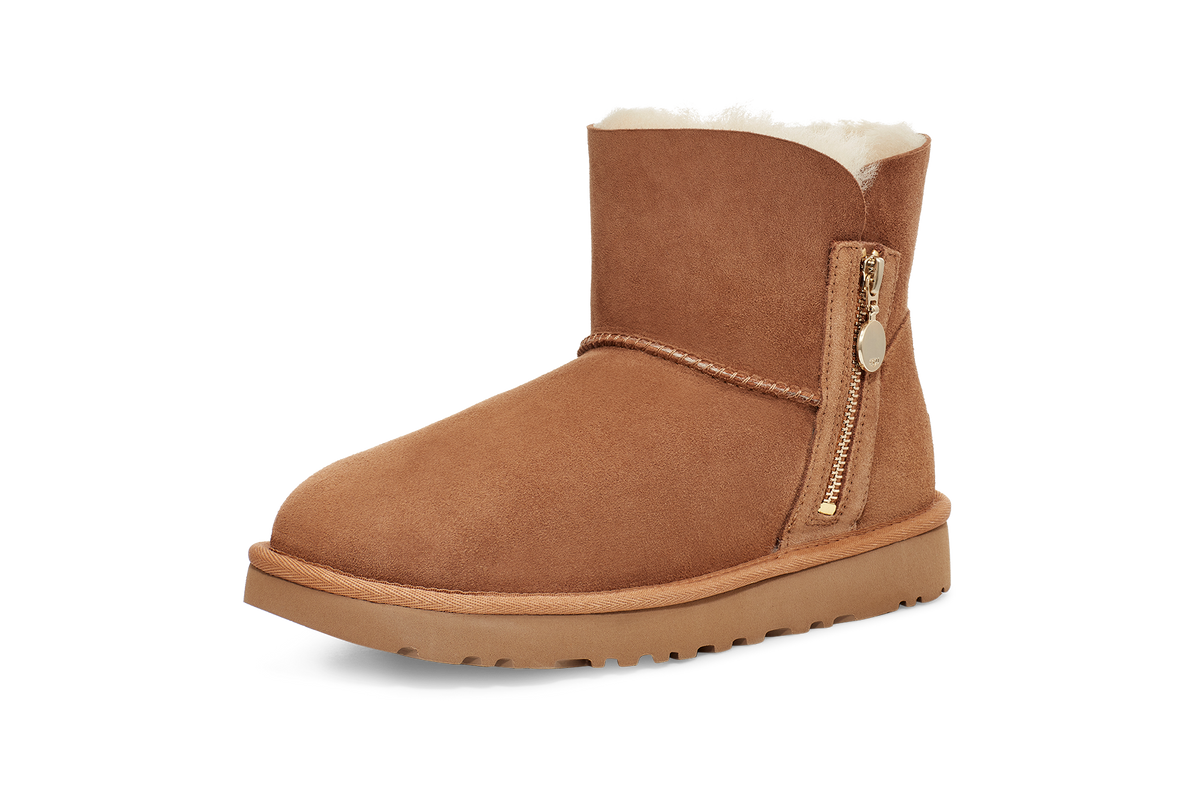UGG Bailey Zip Mini Boot Chestnut