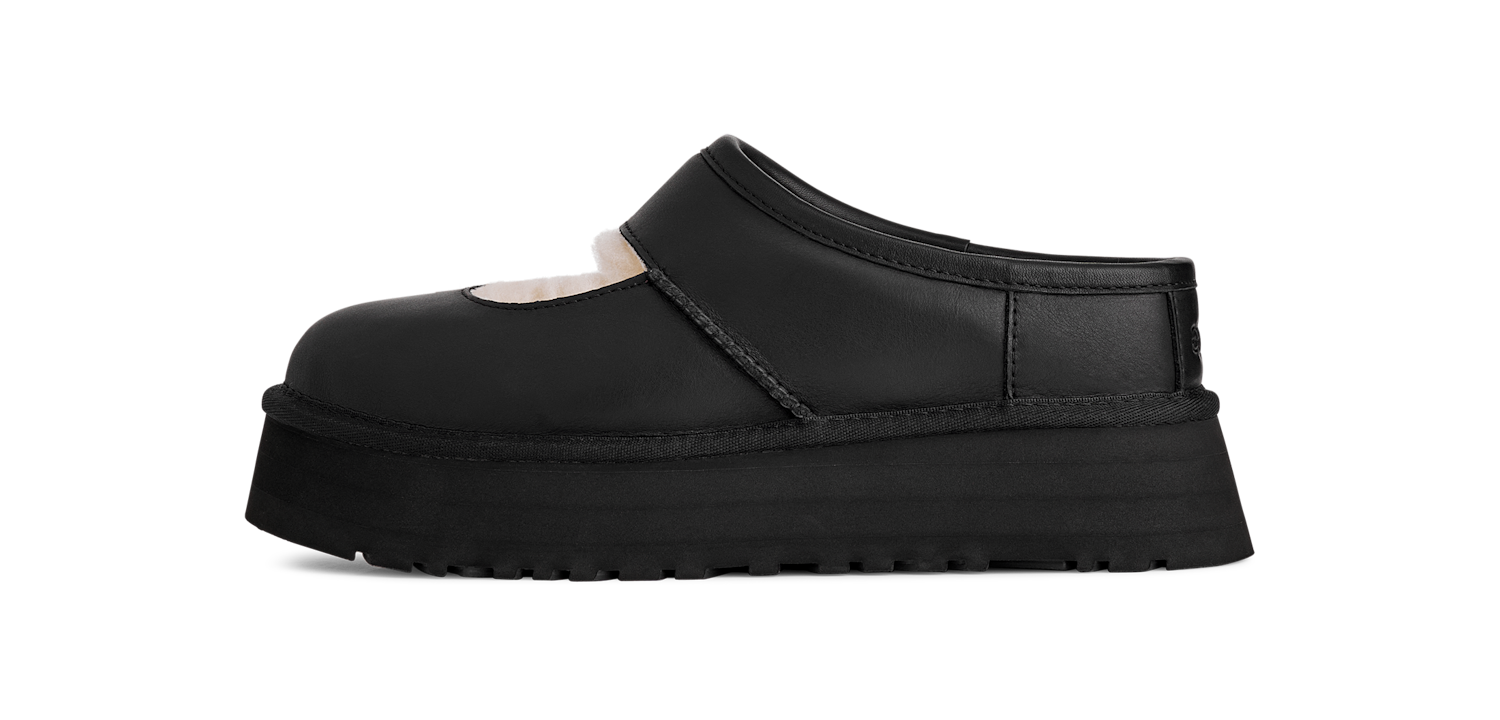 UGG Bea Mary Jane Leather Black, Black (1172871-BLK)