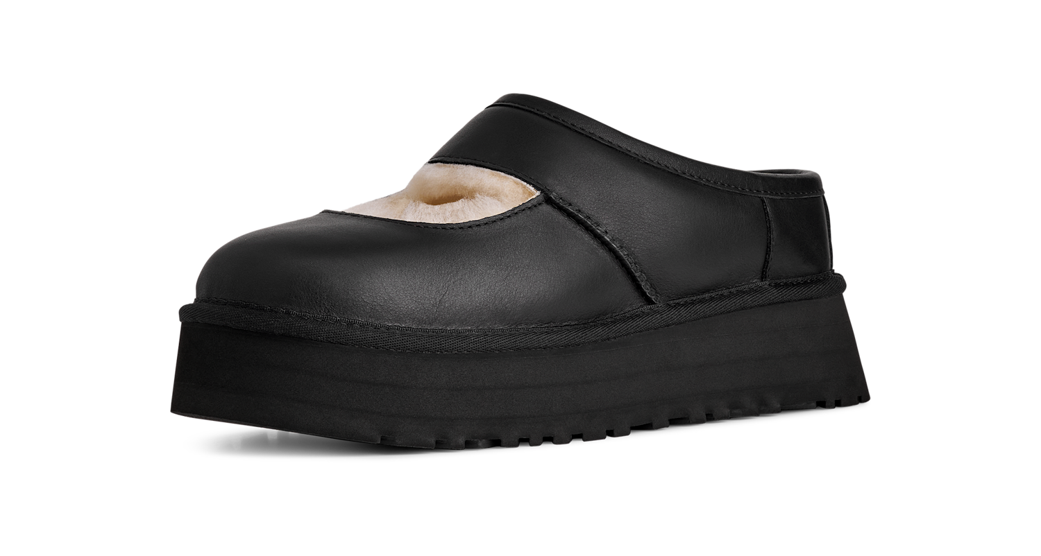 UGG Bea Mary Jane Leather Black, Black (1172871-BLK)