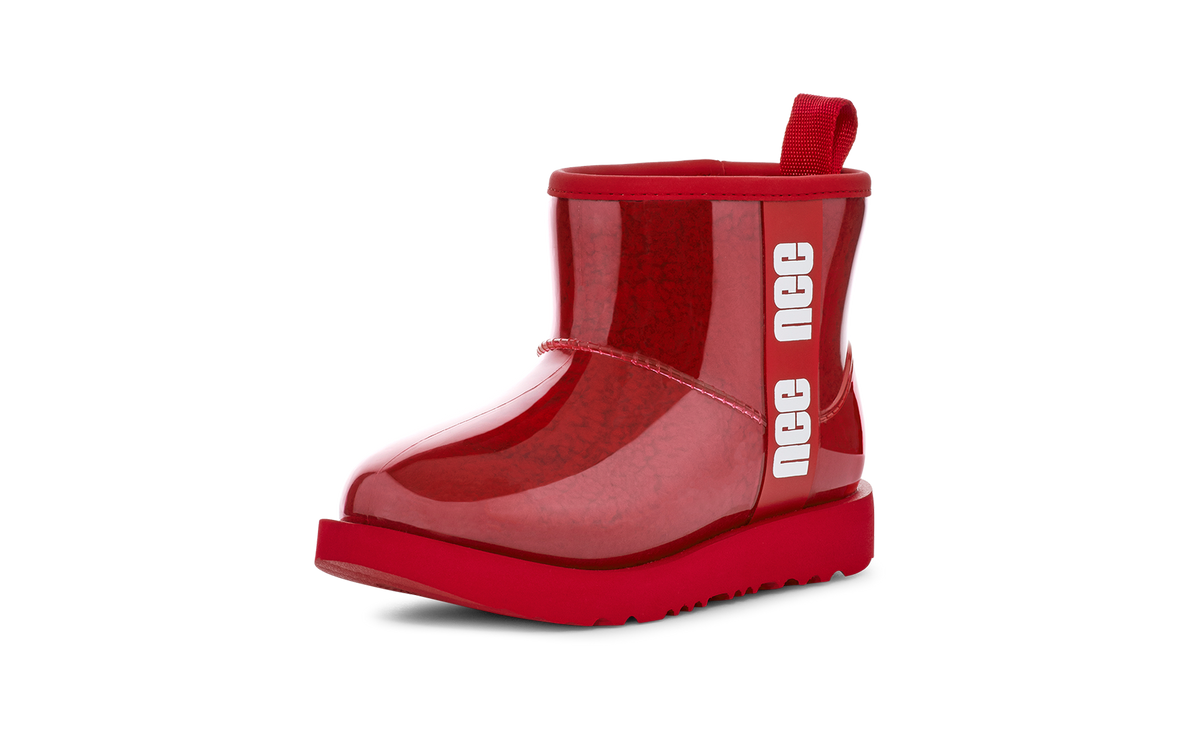 UGG Classic Clear Mini II Boot Samba Red (Kids)
