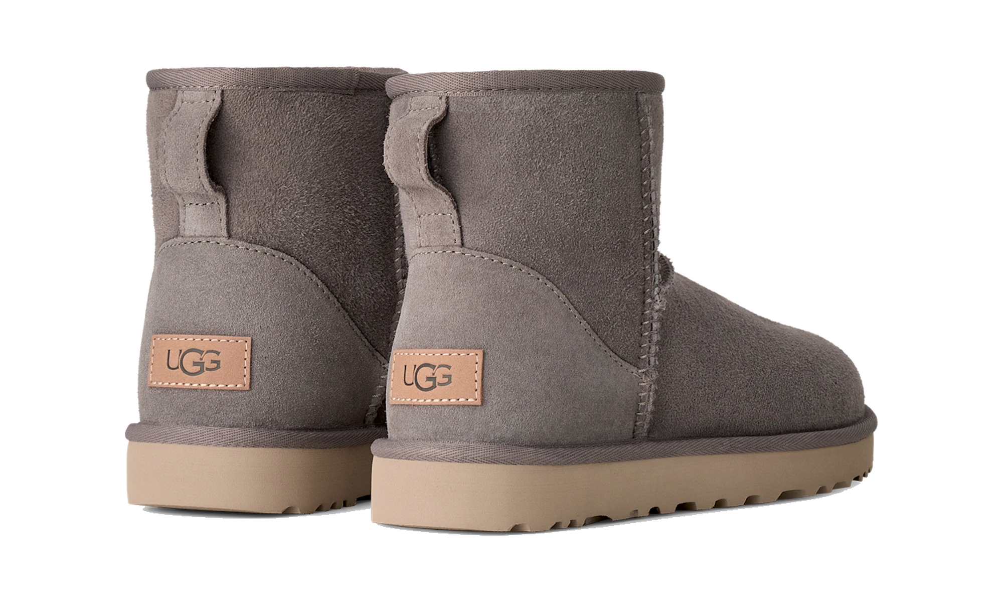 UGG Classic Mini II Boot Stormy Grey White Pepper
