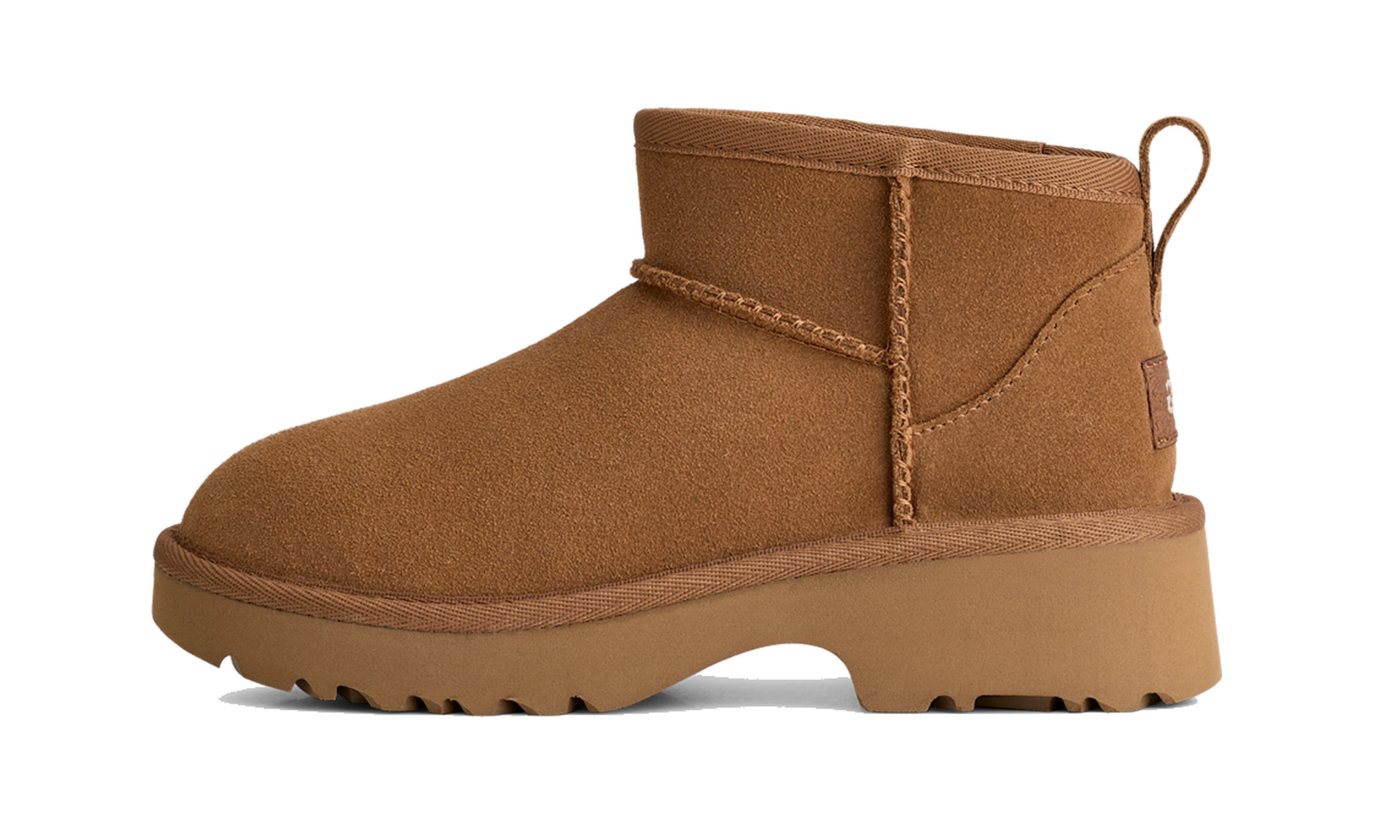 UGG Classic Ultra Mini New Heights Boot Chestnut (Kids)
