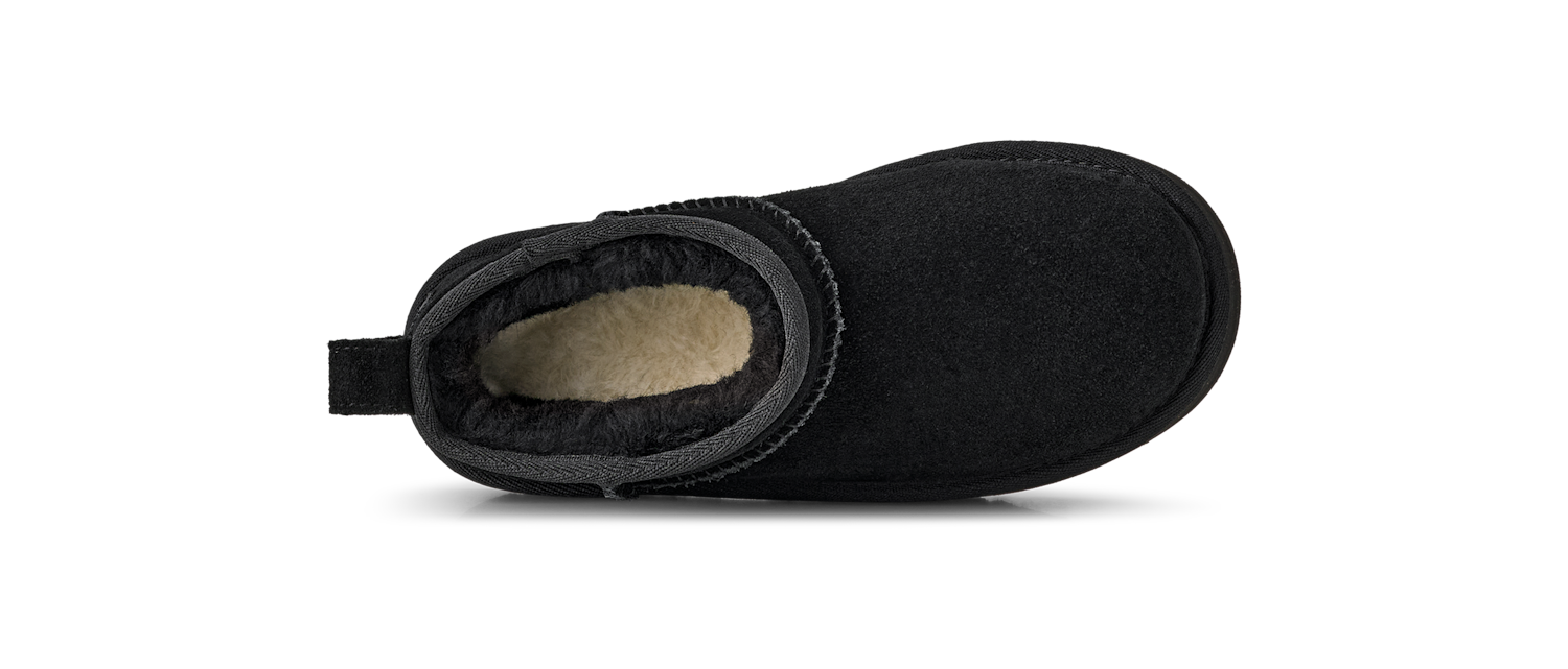 UGG Classic Ultra Mini Platform Boot Black (Kids)