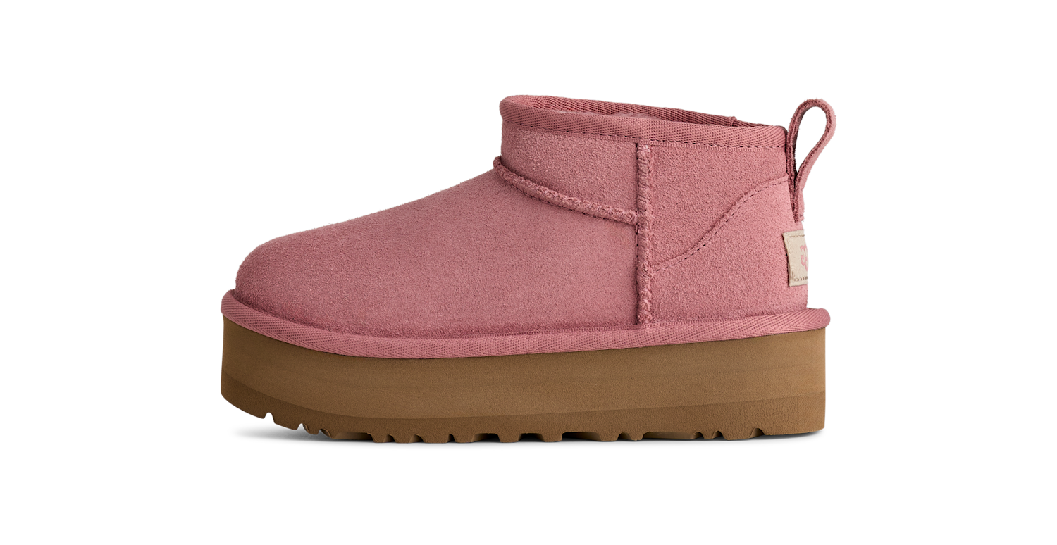UGG Classic Ultra Mini Platform Boot Pink Dawn (Kids), Pink Dawn (1157791K-PDW)