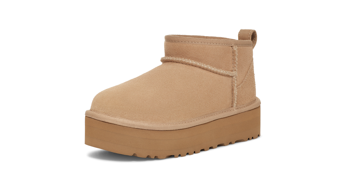 UGG Classic Ultra Mini Platform Boot Sand (Kids)