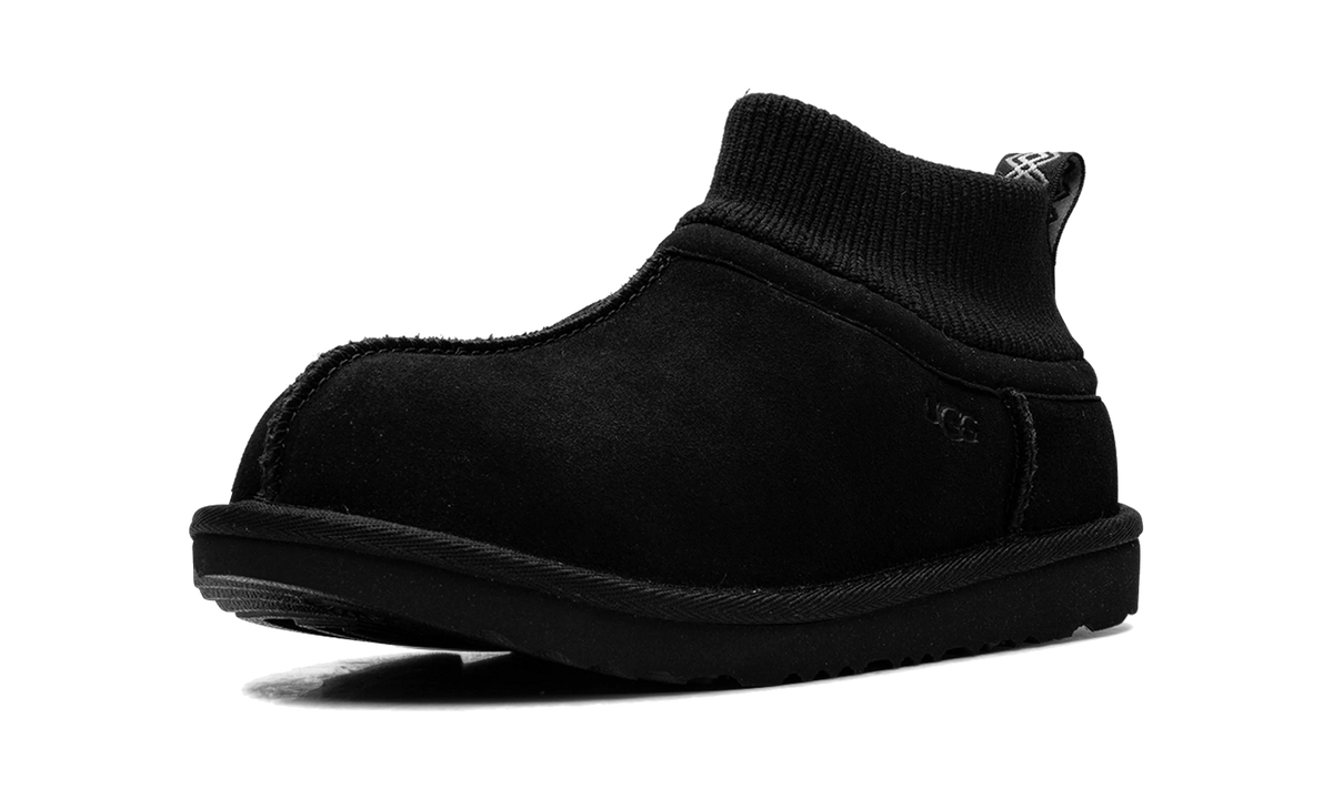 UGG Classic Ultra Stretch Cuff Slipper Black (Kids)