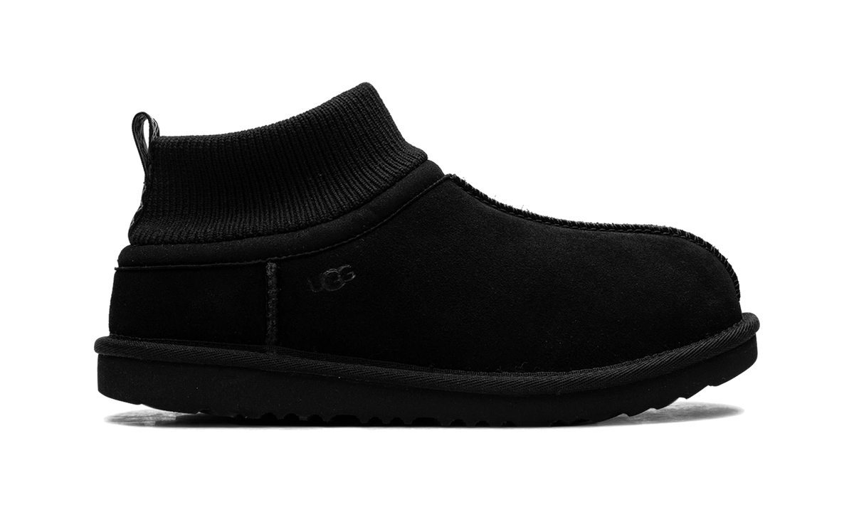 UGG Classic Ultra Stretch Cuff Slipper Black (Kids)