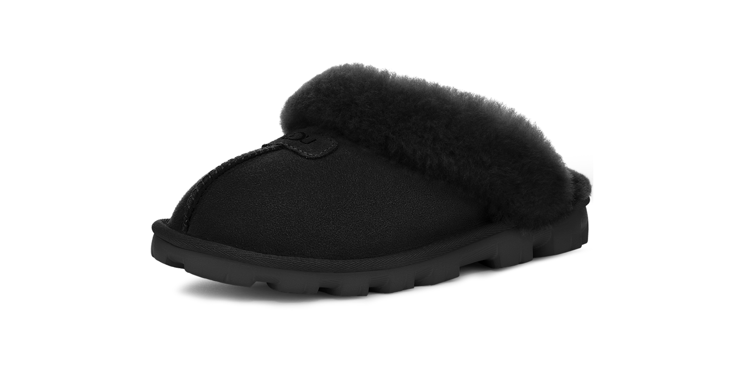UGG Coquette Slipper Black, Black (5125-BLK)