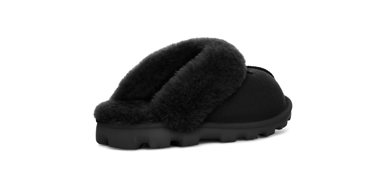 UGG Coquette Slipper Black, Black (5125-BLK)