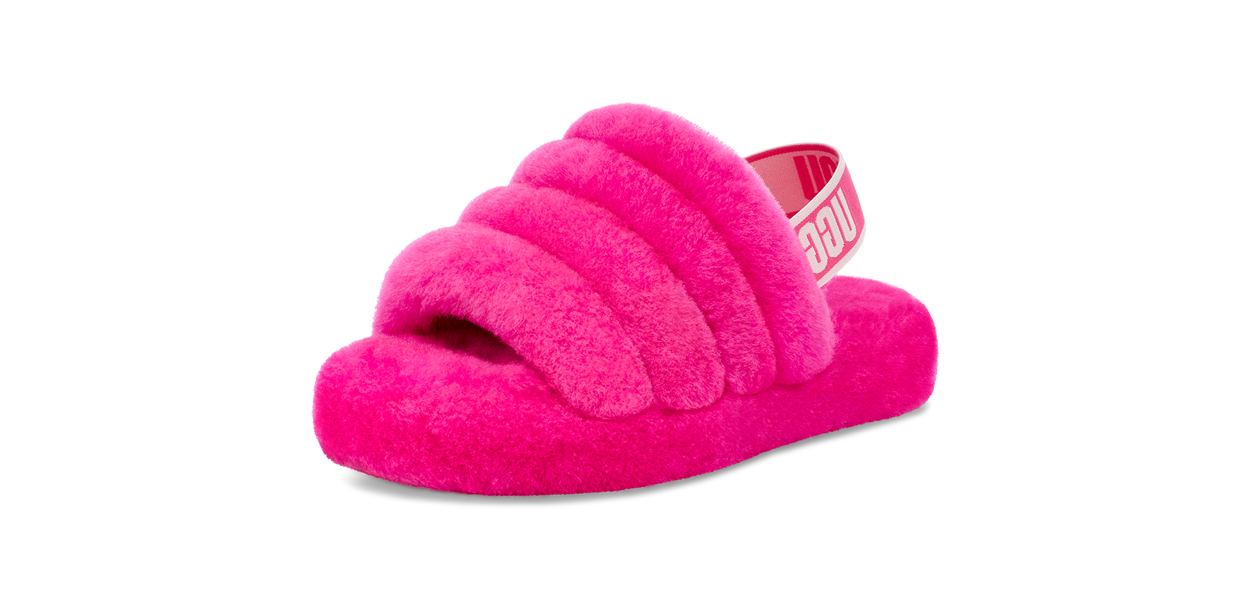 UGG Fluff Yeah Slide Rock Rose (Kids), Rock Rose/Rock Rose (1098494K-RCR)