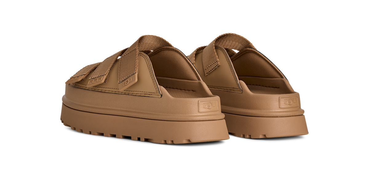 UGG GoldenGlow Slide Dark Sand