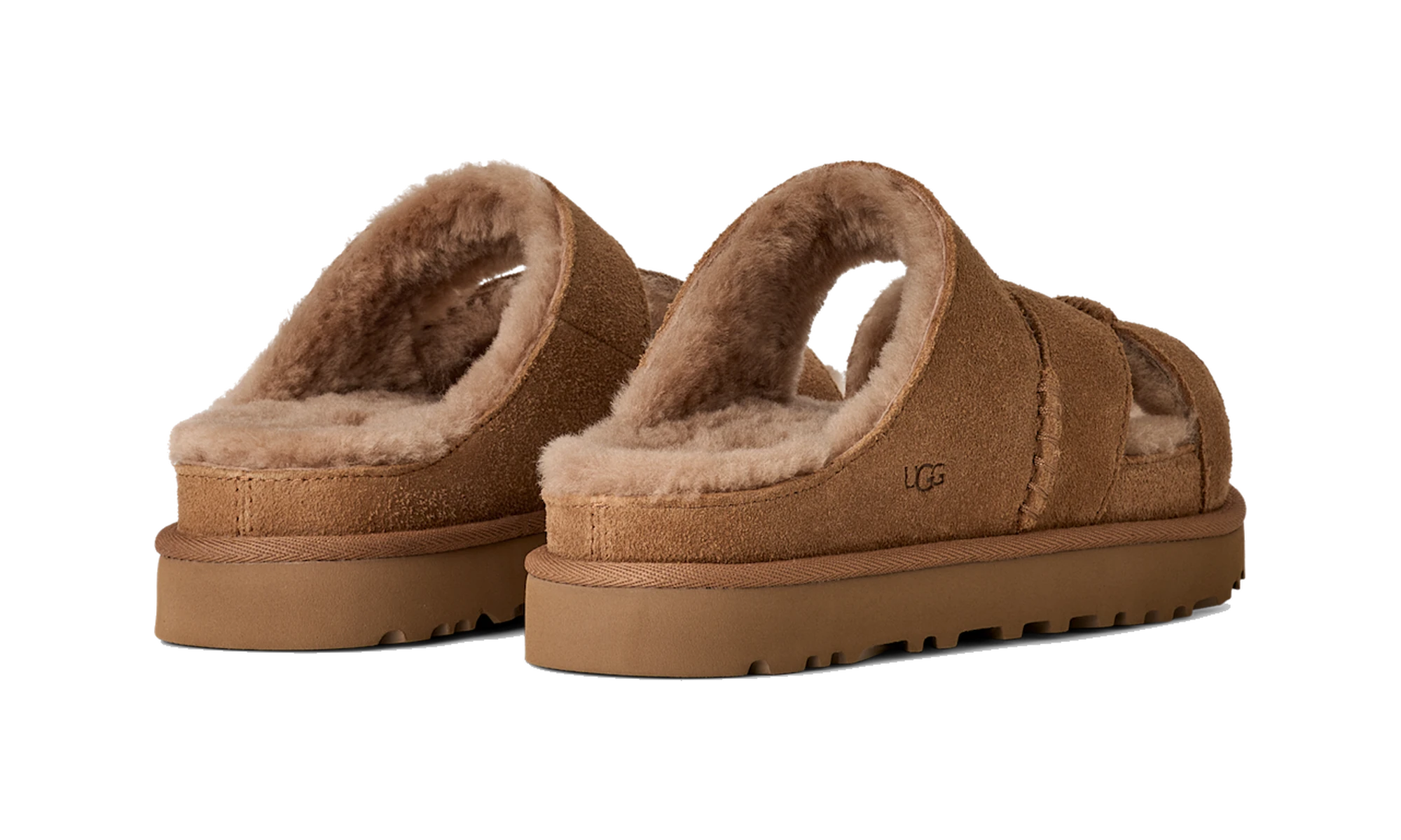 UGG Greenport Cross Strap Slide Chestnut