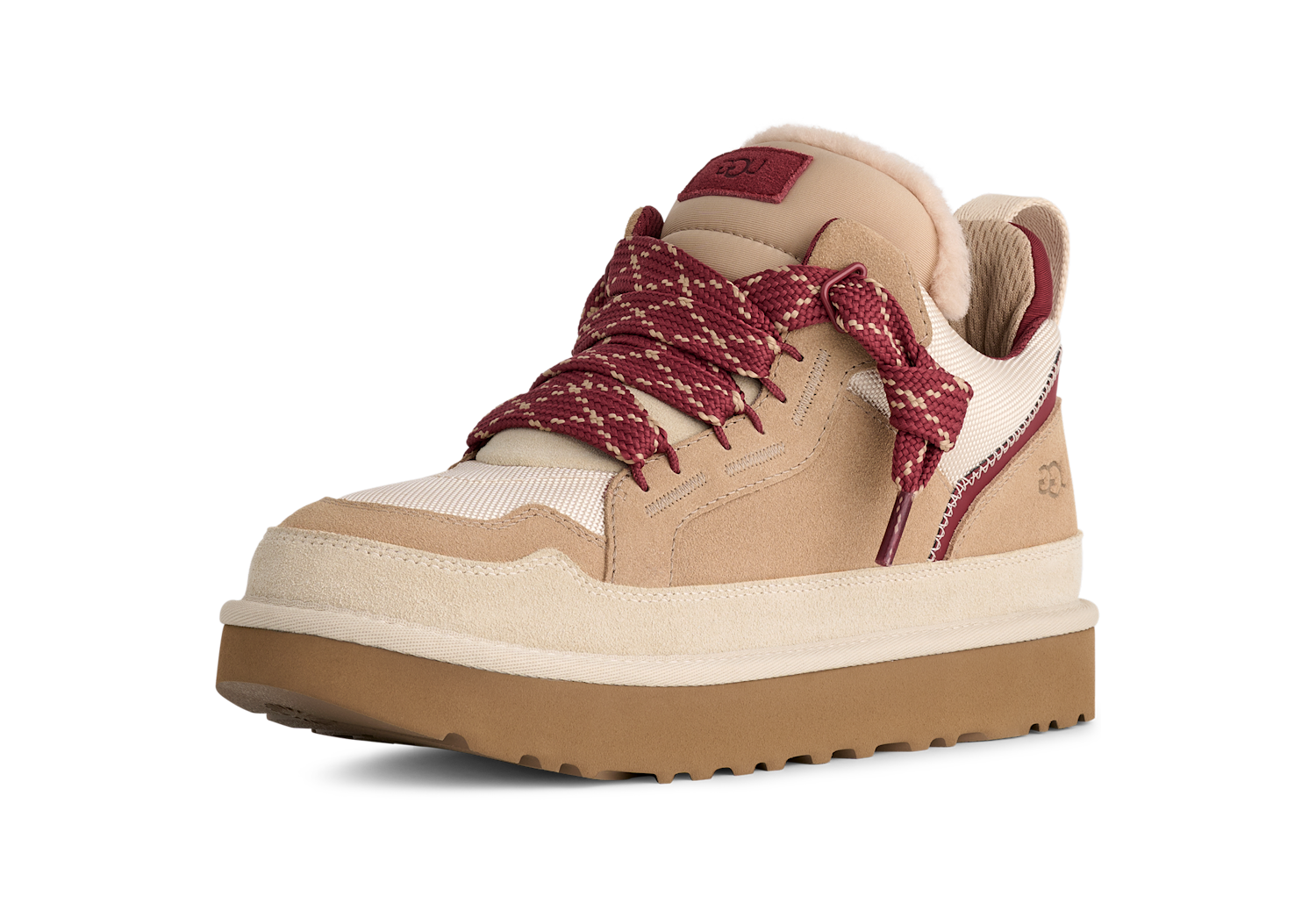 UGG Lowmel Driftwood Biking Red, Driftwood/Biking Red (1170750-DWD)