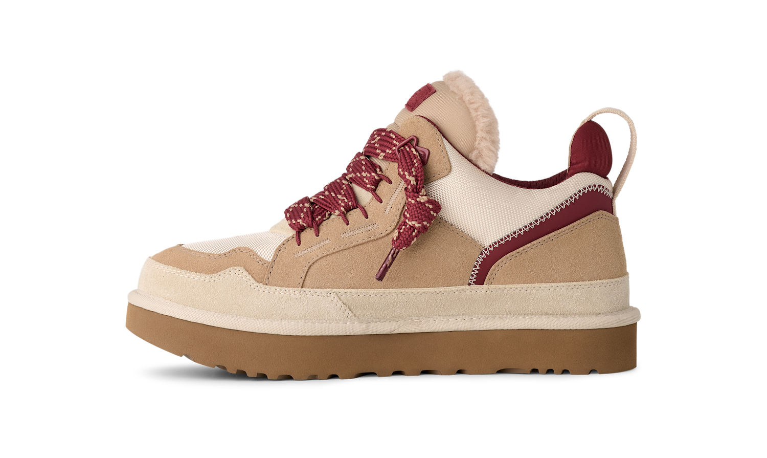 UGG Lowmel Driftwood Biking Red, Driftwood/Biking Red (1170750-DWD)