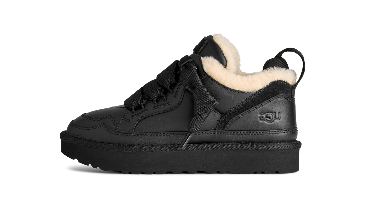 UGG Lowmel Leather Black, Black (1171537-BLK)