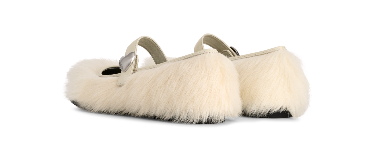 UGG Mary Jane AMBUSH White, White/Black (1172910-WHT)