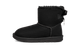 UGG Mini Bailey Bow II Boot Black (Kids)