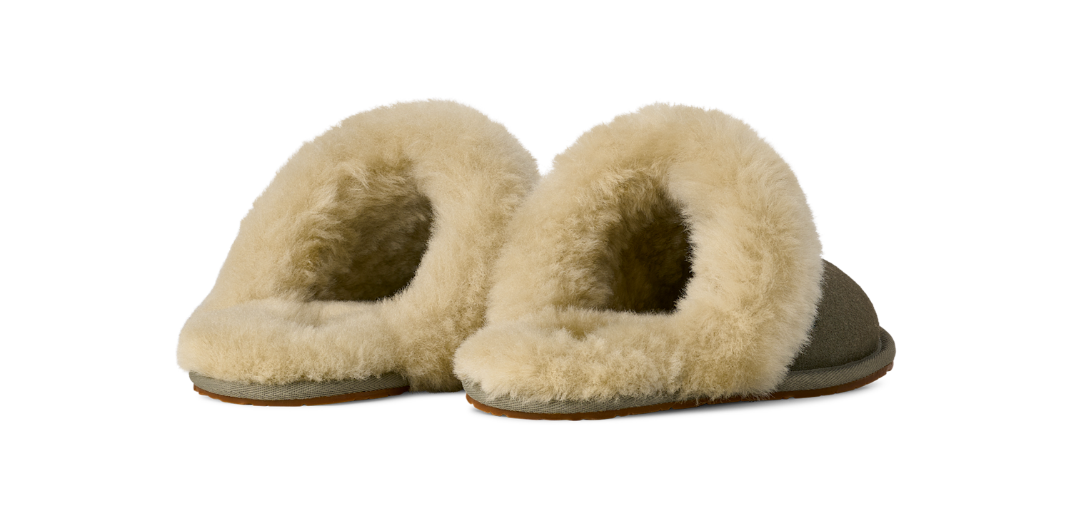 UGG Scuffette II Slipper Moss Green Muted Brass, Moss Green/Muted Brass (1106872-MRNM)