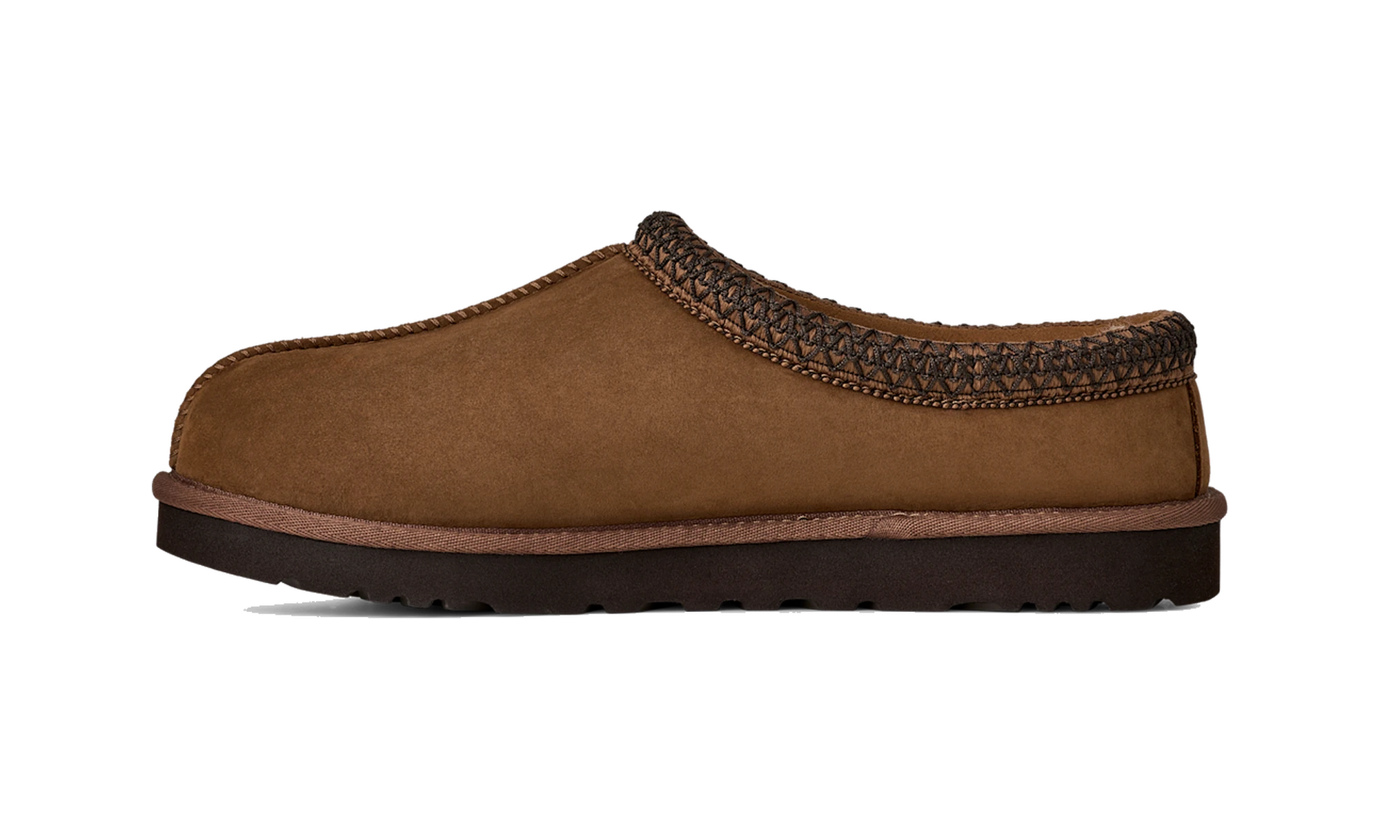 UGG Tasman II Nubuck Slipper Dark Chestnut