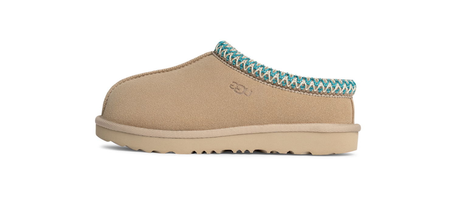 UGG Tasman II Slipper Driftwood White Pepper (Kids), Driftwood/White Pepper (1019066K-DRF)