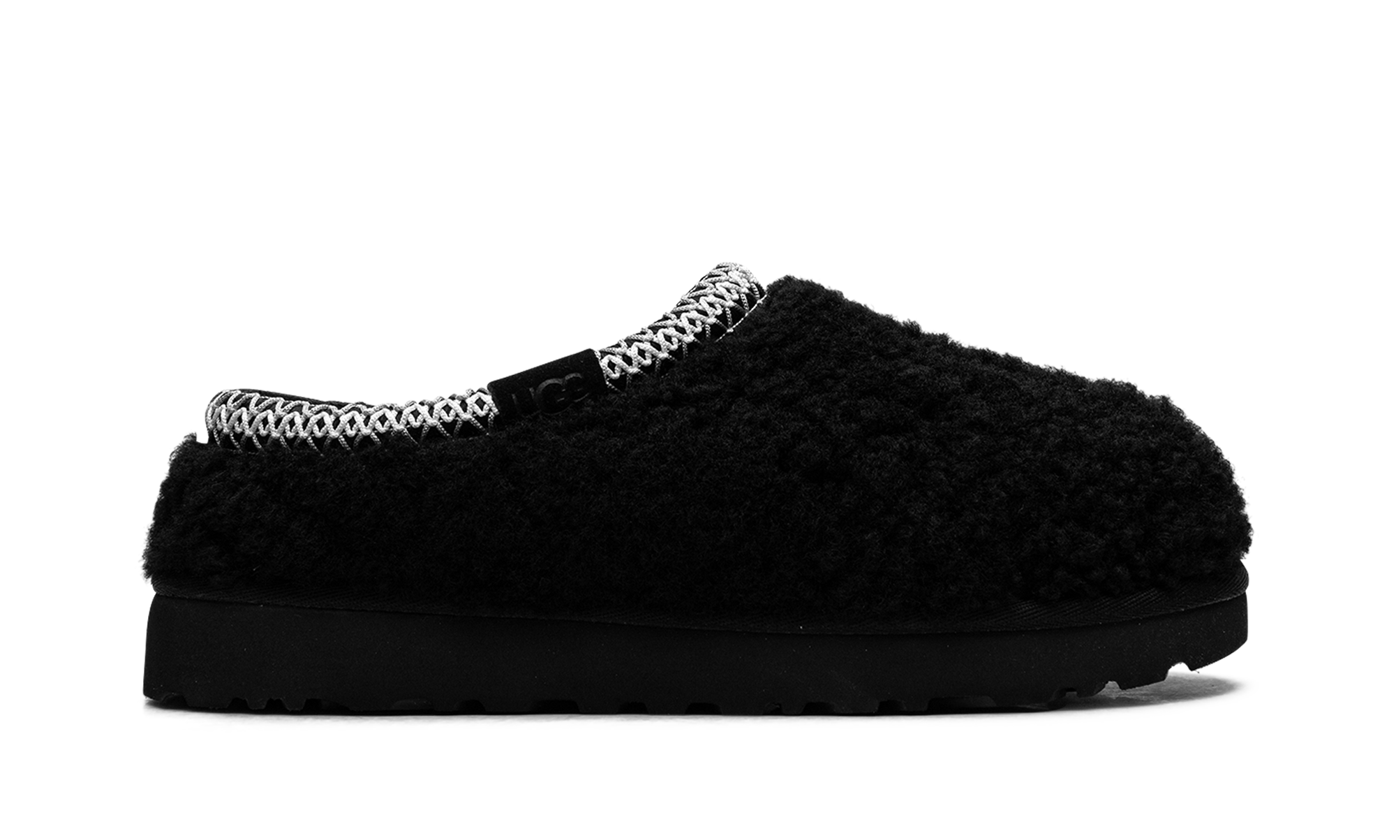 UGG Tasman Maxi Curly Slipper Black