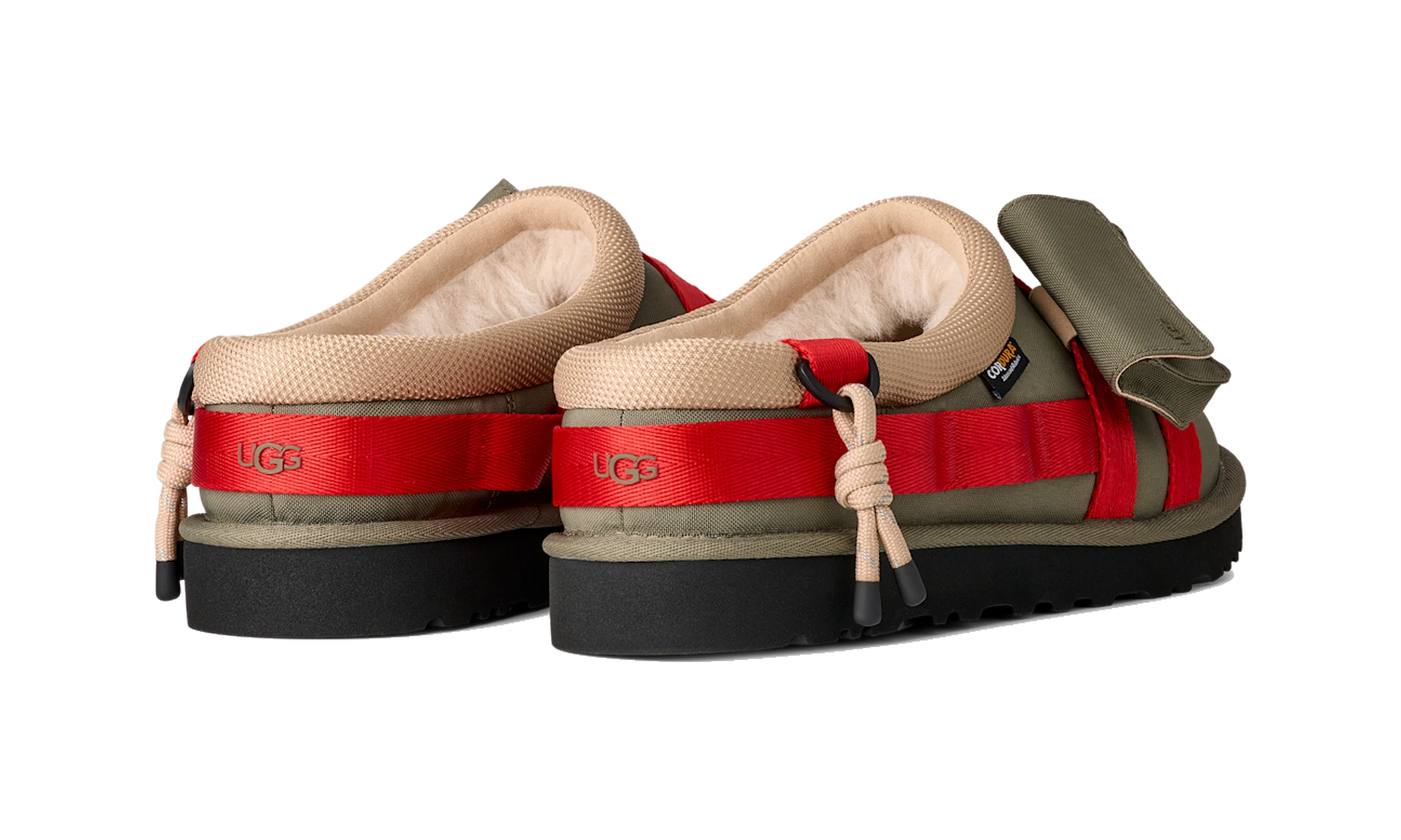 UGG Tasman Wildwood Slipper Burnt Olive Red Pepper