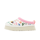 UGG Tazz Slipper Humberto Cruz Pop Sketch, White/Pink (1155751-WHT)