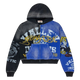 Vale Forever Bipolar Big Zip Up Hoodie Grey