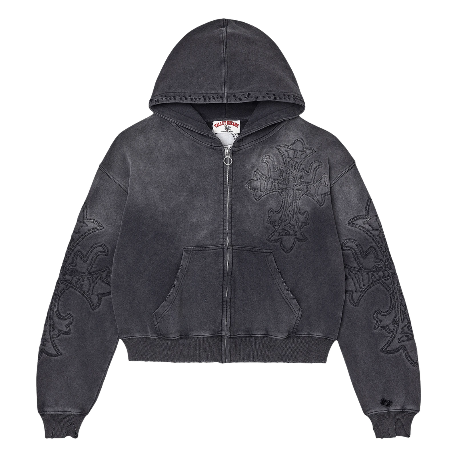 Vale Forever Carver Zip Up Hoodie Black