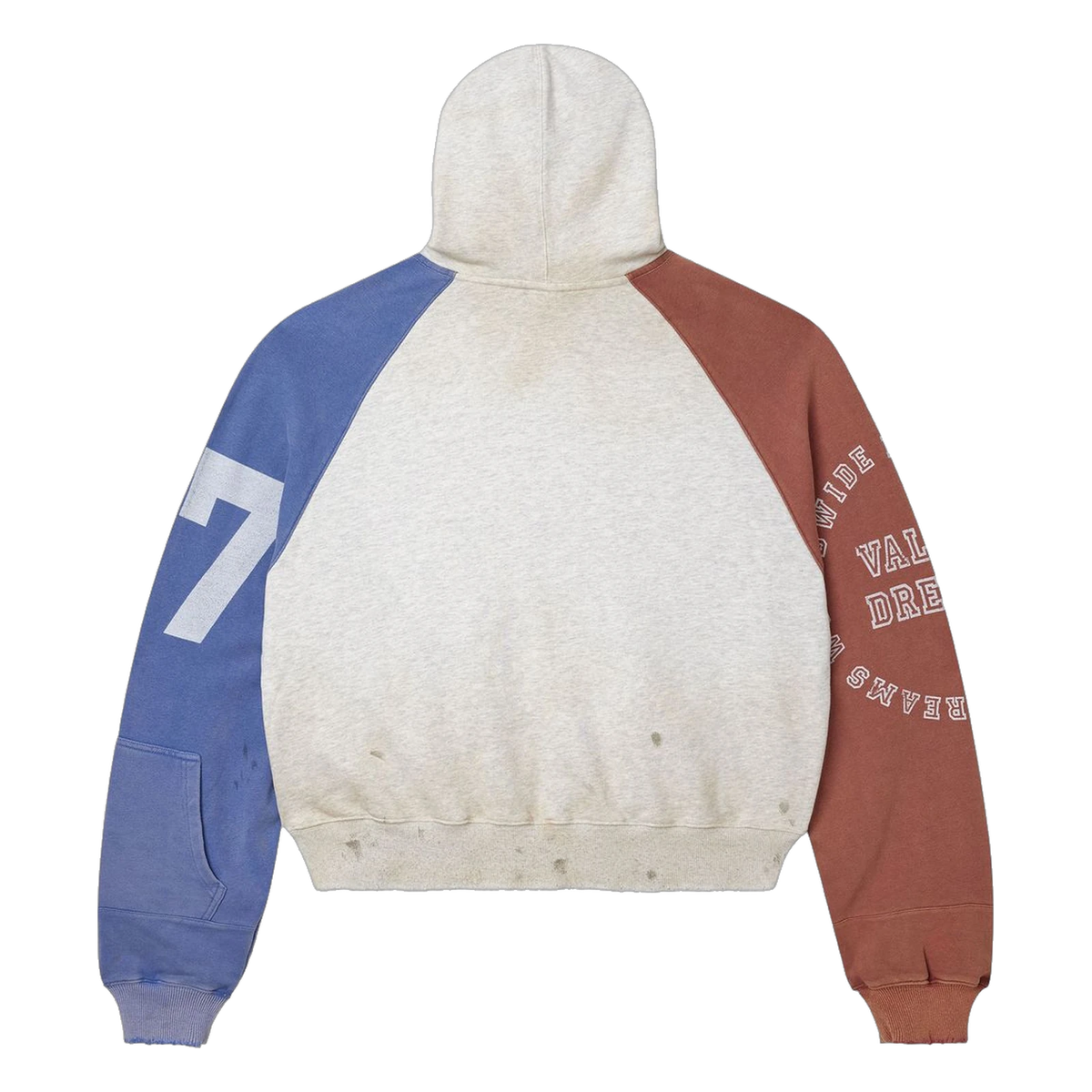 Vale Forever Patriot Chop and Screw Zip Up Hoodie Grey