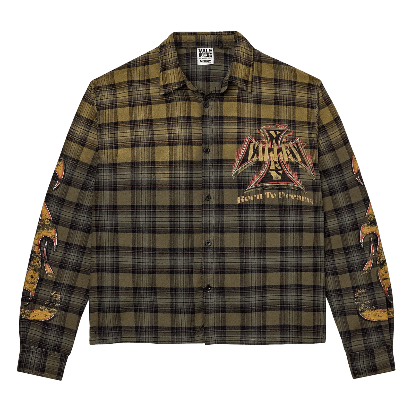 Vale Forever Reborn Flannel Green
