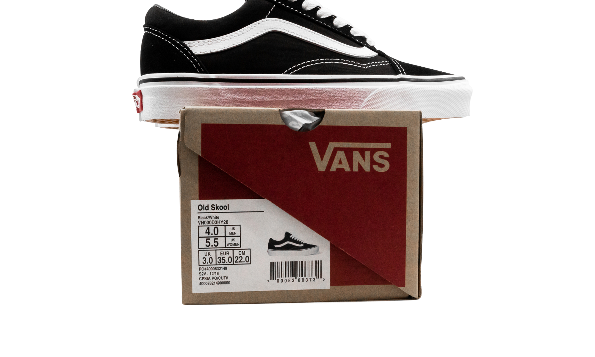 Vans Old Skool Black White