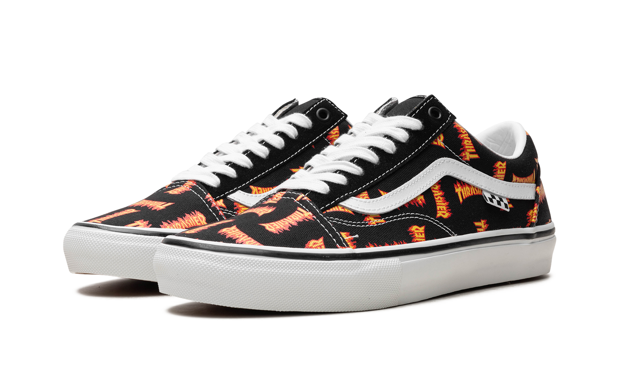 Vans Old Skool Thrasher All Over Flame Logo