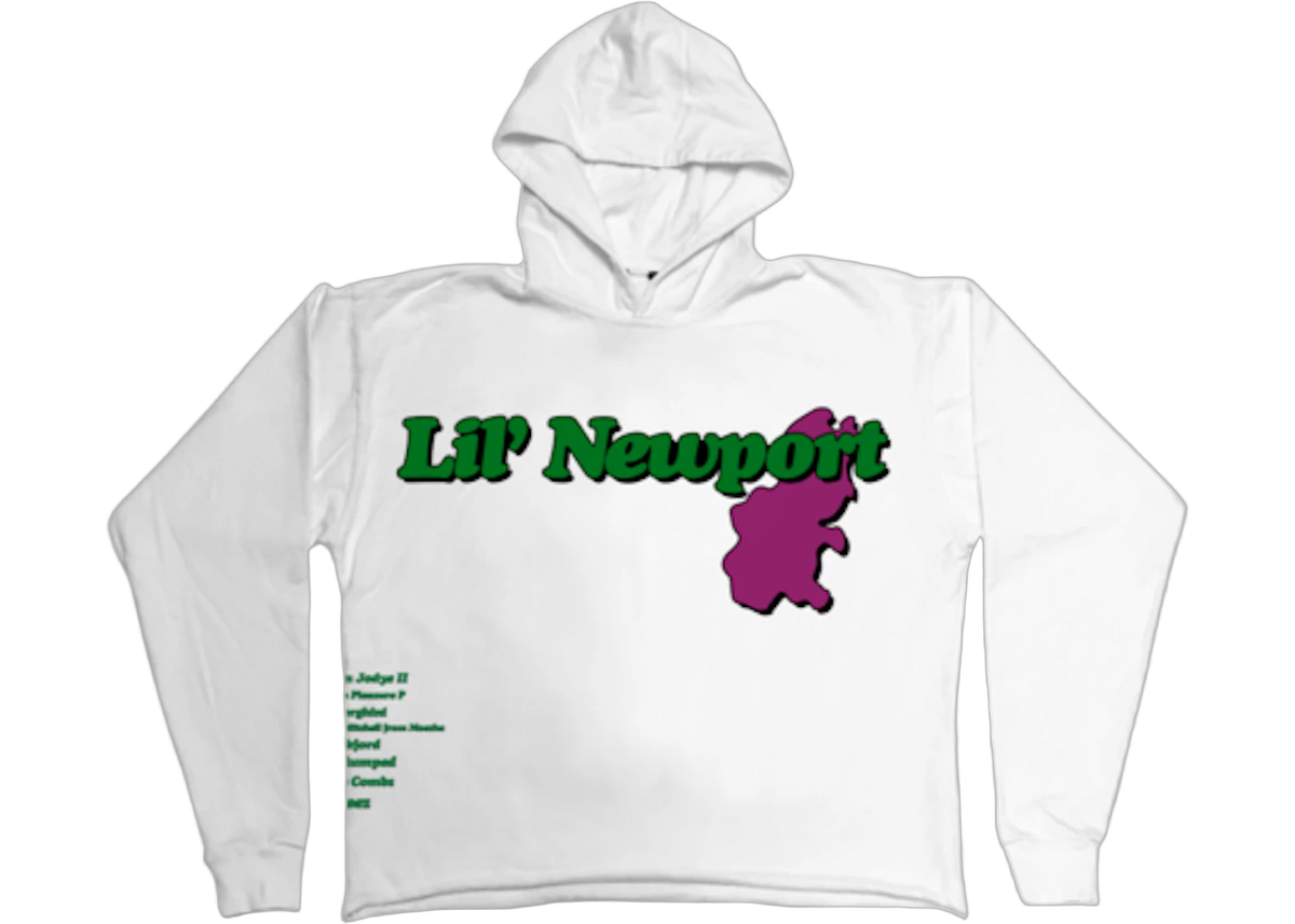 Vlone Yams Day Lil Newport Hoodie White