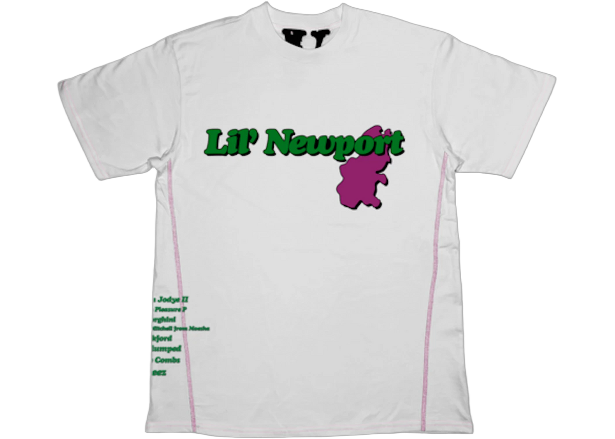Vlone Yams Day Lil Newport T-shirt White