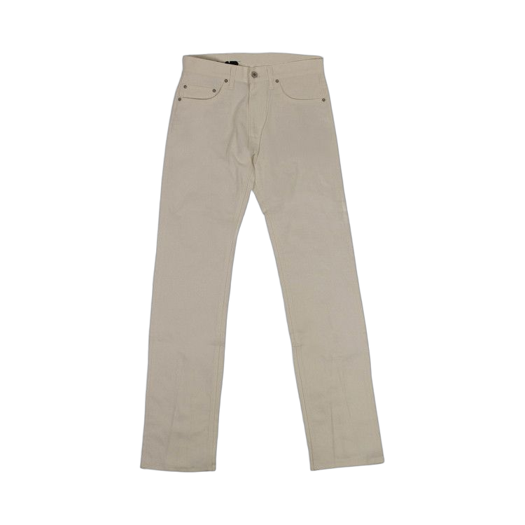 Vlone Zipper Jeans White