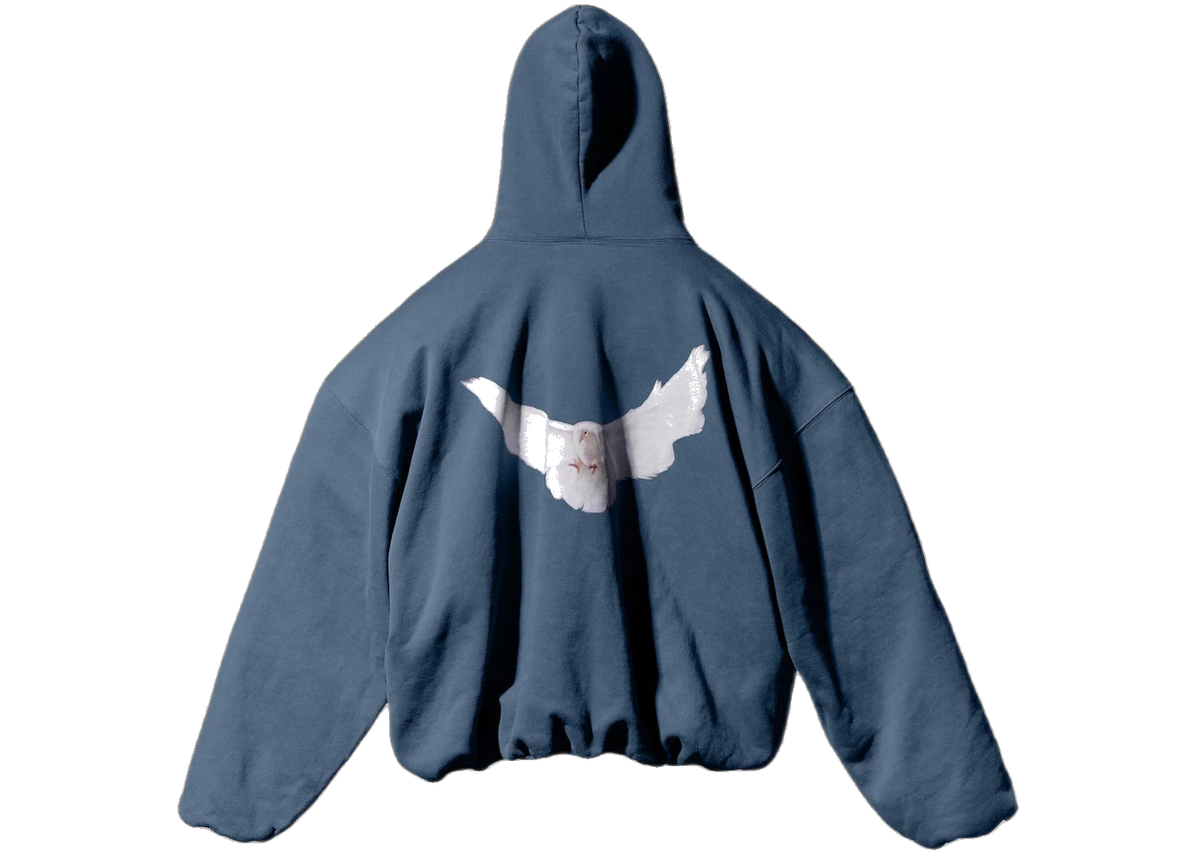 Yeezy Gap Engineered by Balenciaga Dove Hoodie Dark Blue